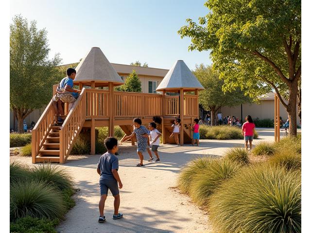 Parque infantil El Poblado proyecto terminado